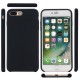 iPhone 8 Plus / 7 Plus Coque en silicone liquide Flexible Pure Series pour - noir