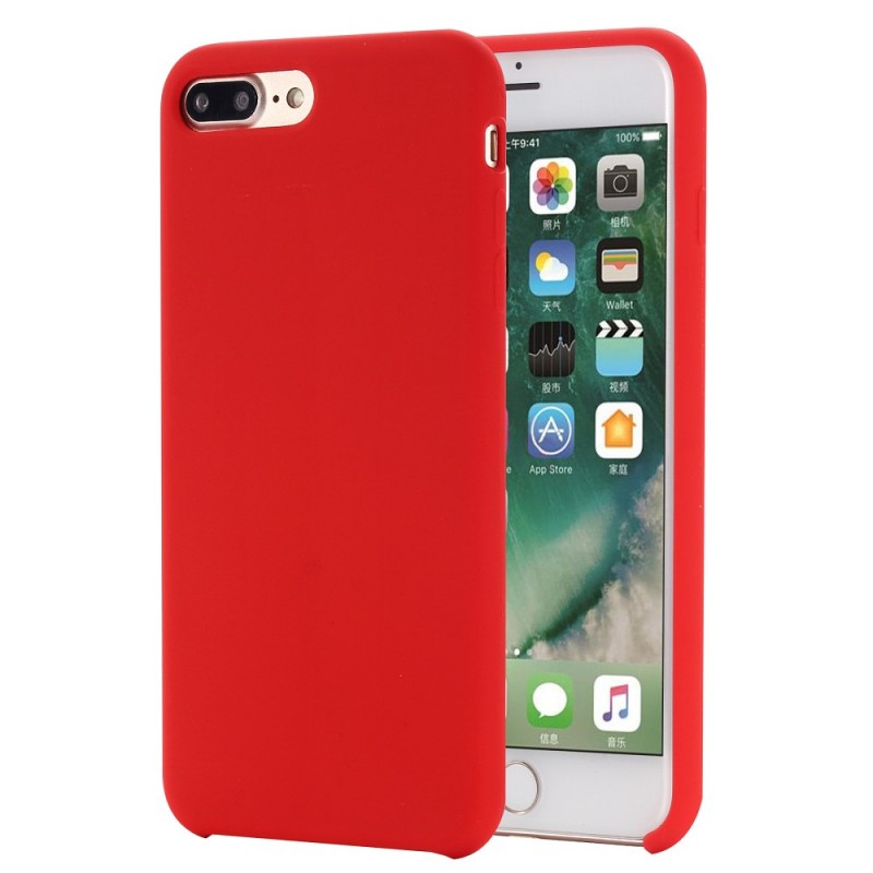 iPhone 8 Plus / 7 Plus Flex Pure Series Liquid Silicone Case Red
