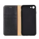 iPhone 7 / 8 Etui Portefeuille en Cuir - Noir