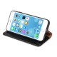 iPhone 7 / 8 Etui Portefeuille en Cuir - Noir