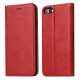 iPhone 7 / 8 Etui Portefeuille en Cuir - Rouge