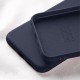 iPhone 7 / 8 Coque en silicone liquide Flexible - Bleu