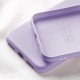 iPhone 7 / 8 Coque en silicone liquide Flexible - Violet