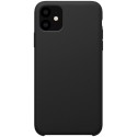 iPhone 11 Coque en silicone liquide Flexible - Noir