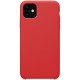 iPhone 11 Coque en silicone liquide Flexible - Rouge