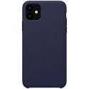 iPhone 11 Coque en silicone liquide Flexible - Bleu