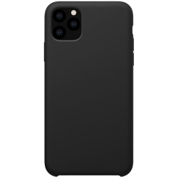 iPhone 11 Pro Max Coque en silicone liquide Flexible - Noir