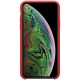 iPhone 11 Pro Max Coque en silicone liquide Flexible - Rouge