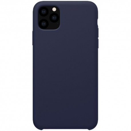 iPhone 11 Pro Max Coque en silicone liquide Flexible - Bleu