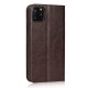 iPhone 11 Pro Etui Portefeuille en Cuir Blue Moon - Marron