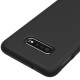 Samsung Galaxy S10 Coque souple en silicone liquide - Noir