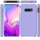 Samsung Galaxy S10 Coque souple en silicone liquide - Violet