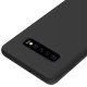 Samsung Galaxy S10 Plus Coque souple en silicone liquide - Noir