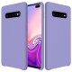 Samsung Galaxy S10 Plus Coque souple en silicone liquide - Violet