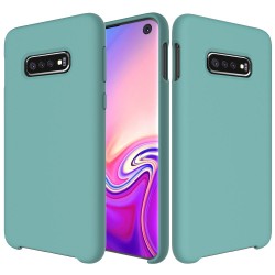 Samsung Galaxy S10e Soft Liquid Silicone Shell Case - Blue