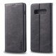 Samsung Galaxy S10e Retro style Wallet Stand Leather Protective Case - Black