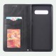 Samsung Galaxy S10e Retro style Wallet Stand Leather Protective Case - Black