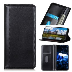 Samsung Galaxy S10e Leather Wallet Case - Black