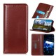 Samsung Galaxy S10 Plus Etui Portefeuille en cuir - Marron