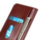 Samsung Galaxy S10 Plus Etui Portefeuille en cuir - Marron