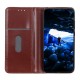 Samsung Galaxy S10 Plus Etui Portefeuille en cuir - Marron