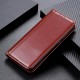 Samsung Galaxy S10 Plus Etui Portefeuille en cuir - Marron