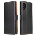 Samsung Galaxy Note 10 Plus Leather Wallet Case - Black
