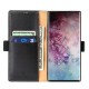 Samsung Galaxy Note 10 Plus Leather Wallet Case - Black