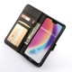 Huawei P20 Lite Leather Wallet Case - Black