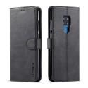 Huawei Mate 20 Leather Wallet Case - Black