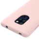 Huawei Mate 20 Soft Liquid Silicone Shell Case - Pink