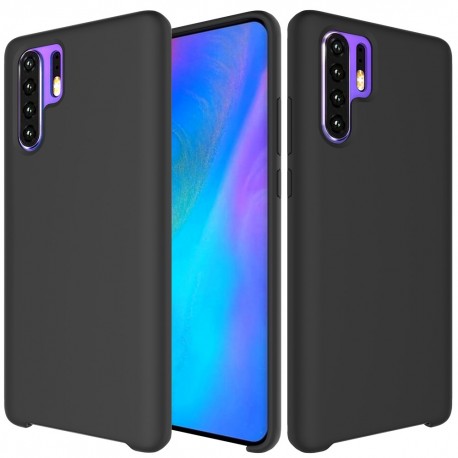 Huawei P30 Pro Coque souple en silicone liquide - Noir