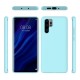 Huawei P30 Pro Coque Protectrice souple en silicone liquide - Cyan