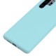 Huawei P30 Pro Coque Protectrice souple en silicone liquide - Cyan