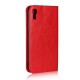 iPhone XR Blue Moon Wallet Leather Case - Red