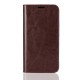 iPhone XR Etui Portefeuille en Cuir Blue Moon - Marron