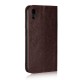 iPhone XR Etui Portefeuille en Cuir Blue Moon - Marron