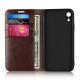 iPhone XR Etui Portefeuille en Cuir Blue Moon - Marron