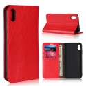 iPhone XS Max Etui Portefeuille en Cuir Blue Moon - Rouge
