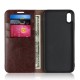 iPhone XS Max Blue Moon Wallet Leather Case - Brown